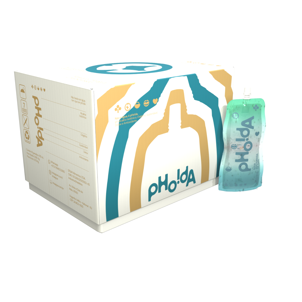 Água pHo!dA 510 mL - Caixa 18 Unid.